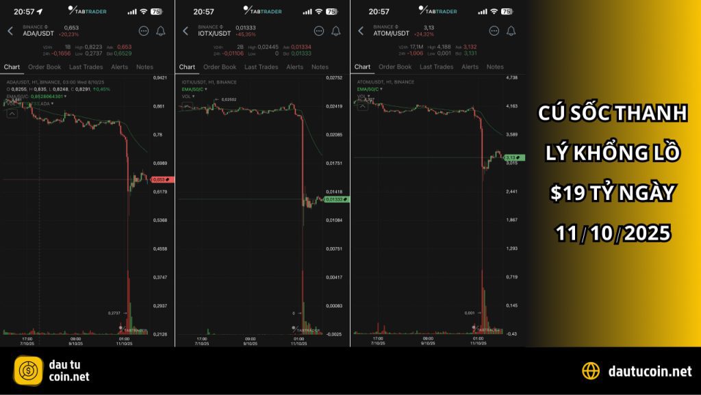 CÚ SỐC THANH LÝ CRYPTO KHỔNG LỒ $19 TỶ NGÀY 11 10 2025