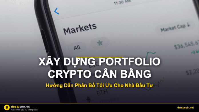 Portfolio crypto cân bằng - hướng dẫn phân bổ tối ưu BTC ETH altcoin
