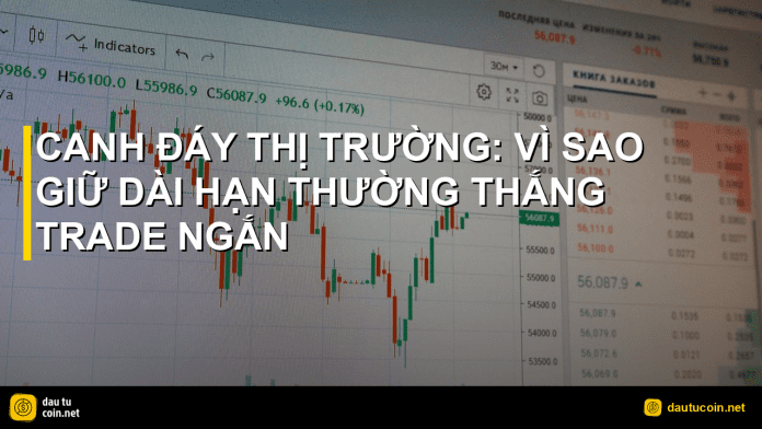 canh đáy thị trường - Canh đáy thị trường: Vì sao giữ dài hạn thường thắng trade ngắn - dautucoin.net